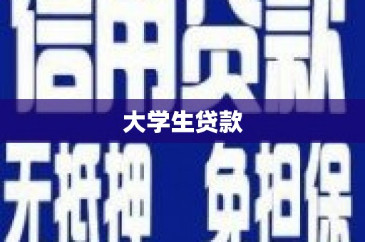 清新大学生贷款