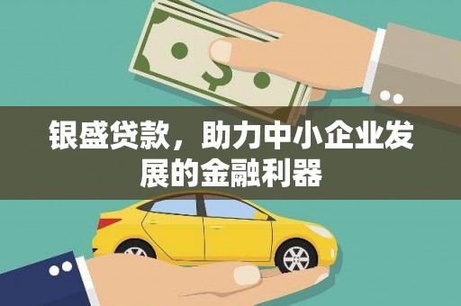 安乡银盛贷款，助力中小企业发展的金融利器