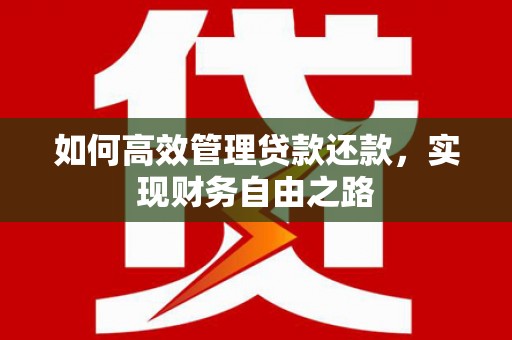 东明如何高效管理贷款还款，实现财务自由之路
