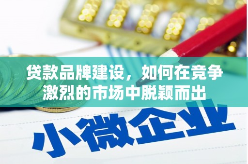 阿里山贷款品牌建设，如何在竞争激烈的市场中脱颖而出