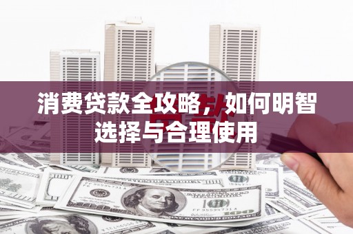 海晏消费贷款全攻略，如何明智选择与合理使用