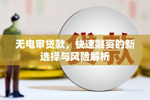 盐津无电审贷款，快速融资的新选择与风险解析
