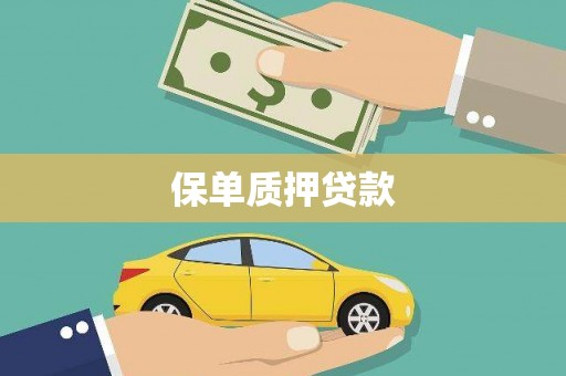 曲江保单质押贷款