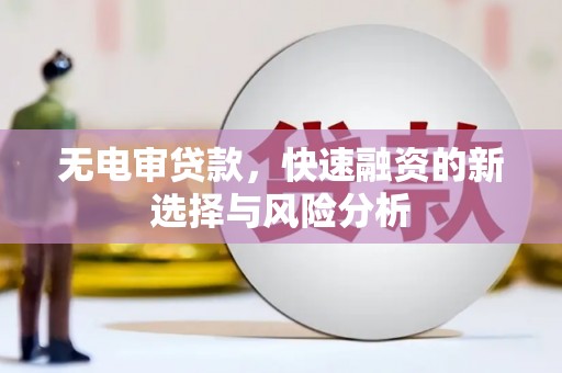 八德无电审贷款，快速融资的新选择与风险分析
