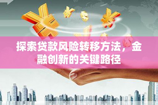 石狮探索贷款风险转移方法，金融创新的关键路径